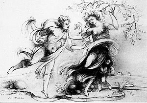 Thần thoại Hy Lạp:  Mối tình của Apollon với tiên nữ Daphné